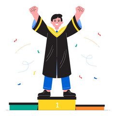 First Prize PNG file on transparent background