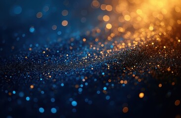 A bold triple-tone luxury background featuring deep royal blue, glowing metallic gold, and sleek jet black gradients.