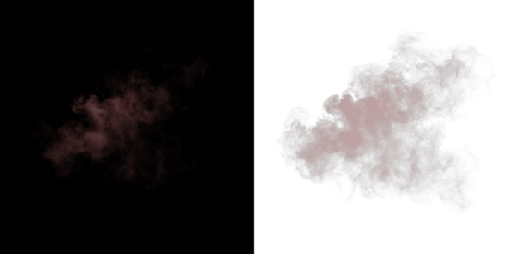 Png overlay of soft pink smoke on black and white backgrounds, creating a dreamy atmosphere for artistic projects and enhancing visual storytelling with ethereal effects