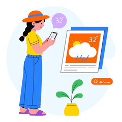 Weather Chart PNG file on transparent background