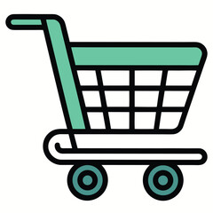 Minimal Shopping Cart Icon