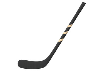 Ice hockey stick representing sport and winter game