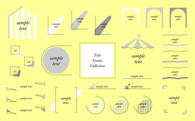 Free Heading and Title Design Templates for Creative Projects