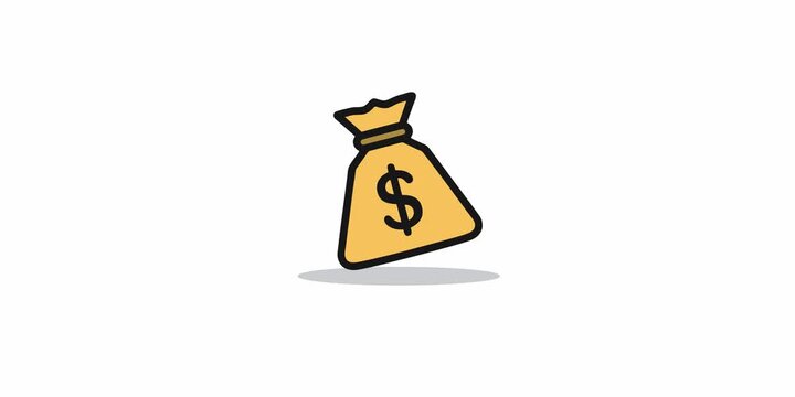 videos vector illustrations dollar bucket