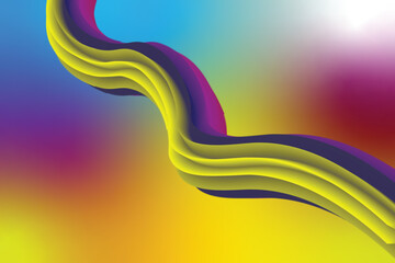 Abstract geometric pattern with vibrant color accents