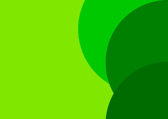 abstract green background with circles
