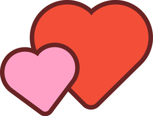 heart sticker. love valentine sticker