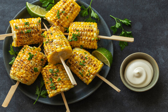 grilled corn on the cob skewers