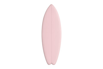 Fototapeta premium Pink surfboard on transparent background for water sports