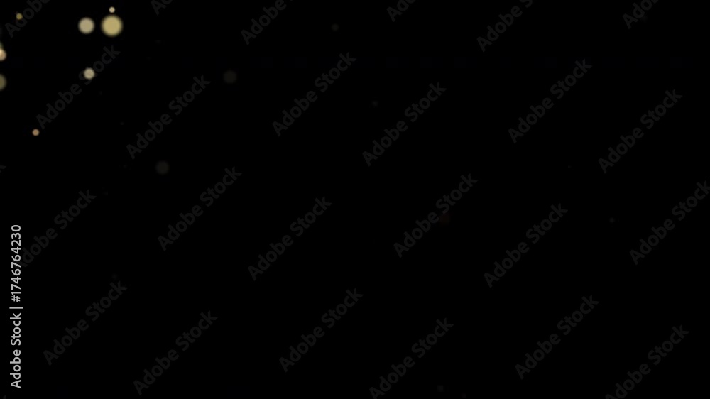 Wall mural christmas new year particles transition animation loop