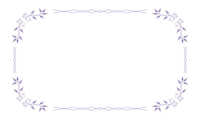 decorative frame. frame for letters, certificates, documents. abstract frame. vector illustration