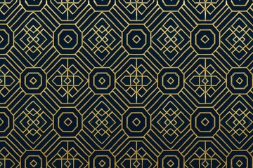 A seamless, tileable geometric background pattern