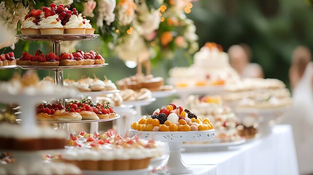 Wedding brilliant and elegant very nice wedding cuisine