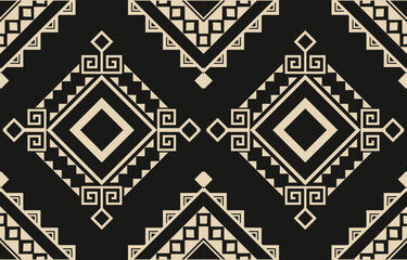 Geometric ethnic pattern seamless, Native American ethnic design, Southwestern decor design for background ,curtain, carpet, wallpaper, clothing, wrapping, Batik, vector illustration.