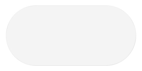 Frosted Glass Pill Shape Button, Glassmorphism UI Element on Transparent Background
