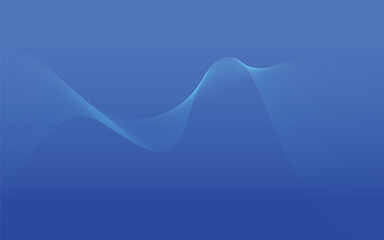 Abstract ethereal light trails flowing through deep blue water