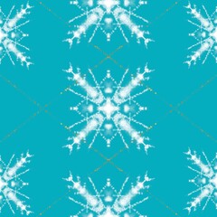 Snowflake Lumina – Turquoise A delicate snowflake mandala artwork with a turquoise blue background, expressing a luminous and elegant winter atmosphere. Perfect for seasonal designs, holiday cards, an