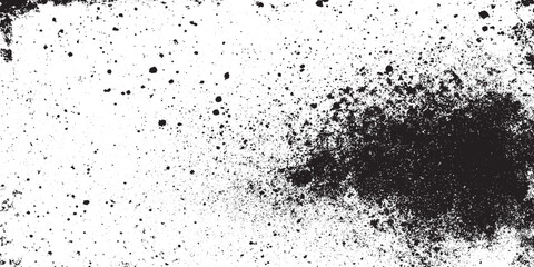 Dirty or dust film grain speck grit grunge overlay on white background grain noise Speckle grain dot white paper noise texture with distress effect vector illustration pattern background.