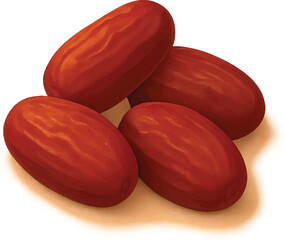 Delicious dates are piled high, ready to enjoy as a healthy snack for a burst of natural sweetness and energy anytime, anywhere, perfect for sharing