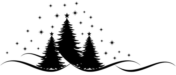 Fototapeta premium Vector illustration of an christmas tree background