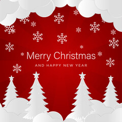 Merry Christmas Social Media Post Template