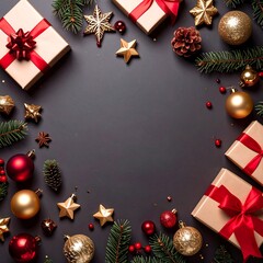 Christmas gifts and ornaments