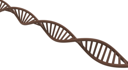 Isolated molecular genetic structure DNA concept, biological molecule, medical research, healthcare