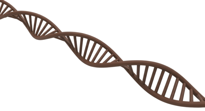 Isolated molecular genetic structure DNA concept, biological molecule, medical research, healthcare