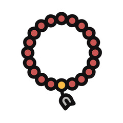 Obraz premium mala, bracelet, bead, prayer, meditation, spiritual, religious, yoga, zen, buddhist, hindu, accessory, 