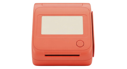 Isolated Pink Instax Camera on Display Ready for Use or Promotional Marketing Materials