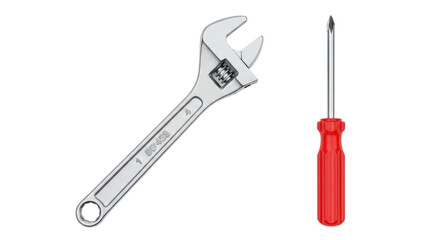 Isolated Wrenches and Screwdrivers Hand Tools Professional Toolkit for Repair Shop