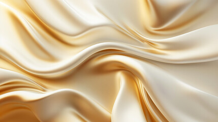 Obraz premium Elegant abstract gold and white background with metallic texture and soft glowing light, perfect for luxury New Year themes, wedding invitations, and festive graphic designs