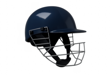 Cricket helmet representing sports safety and protection