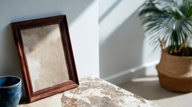 Empty vintage frame whispers forgotten tales, sunlit solitude, shadowplay moments, perfect for Day of the Dead reflections