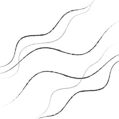 Abstract wavy sketch line flowing particles future technology concept abstract wave curve lines banner.