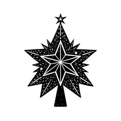 Fototapeta premium christmas tree icon