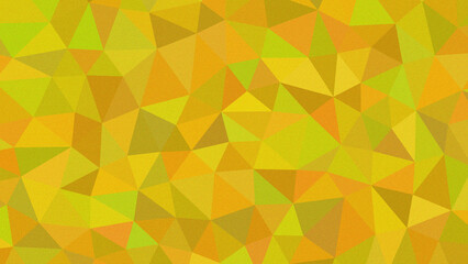 Abstract yellow and orange geometric background with triangle shapes design