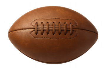 American football ball celebrating classic athletic game