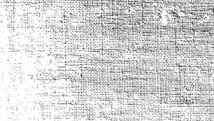 Distressed Fabric Texture Vector with Crosshatch Weaving Pattern and Subtle Sketch Effect