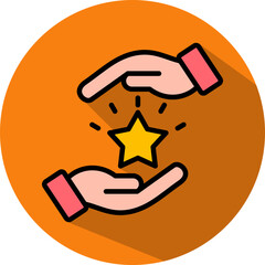 Loyalty isometric icon