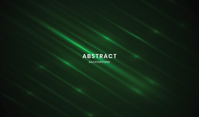 abstract green background with green lens lines