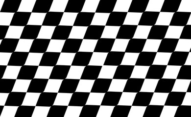 Race flag. Checkered flag. Racing stripes. Race motorsport graphics. Vector illustration