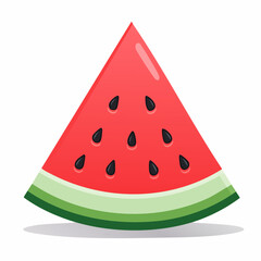 Delicious Watermelon Slice Illustration - Fresh, Juicy, and Refreshing Summer Treat