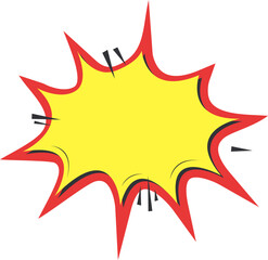 Cartoon Explosion Speech Bubble © Arjuna