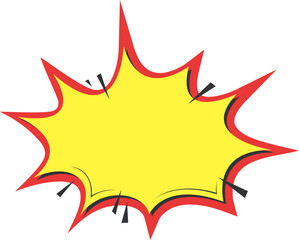 Cartoon Explosion Speech Bubble © Arjuna