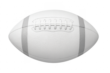 White american football ball for sport design