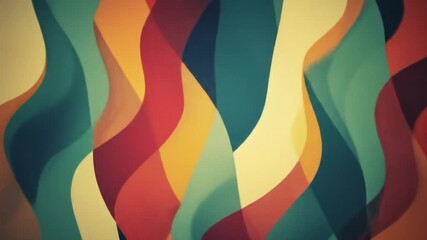 Abstract colorful wavy background with dynamic curves and vibrant hues