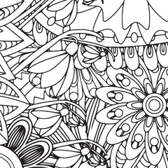 Blooming Beauty Flower Coloring Book for All