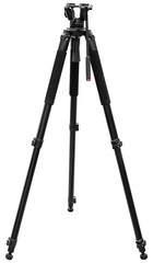 Black tripod camera