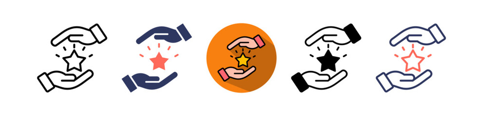 Loyalty multiple icon